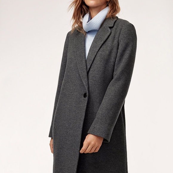 Aritzia Stedman Wool Coat - Picture 1 of 4